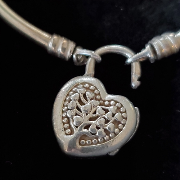 Pandora flourishing heart padlock - Picture 2 of 6